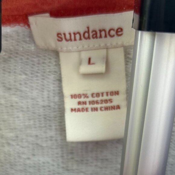 Sundance Womens Cardigan Sweater Grey Size L Button Detail - Picture 2 of 16